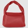 Italian Calf Leather Top-Handle Bag for Women with Zipper Magnetic Flap & Twisted Handle | Crossbody Shoulder Purse(Red)