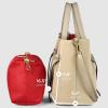 Italian Genuine Suede Tote Bag for Women with Detachable Strap | Structured Top-Handle Purse with Interior Pouch(Greige)
