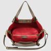 Italian Genuine Suede Tote Bag for Women with Detachable Strap | Structured Top-Handle Purse with Interior Pouch(Tobacco)